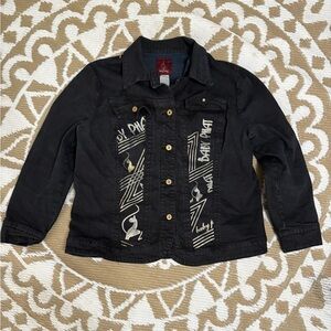 Exclusive Baby Phat jacket for women, size 3X (plus size), black with gold sequi